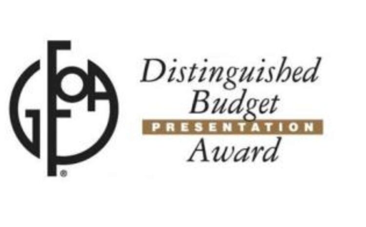  Lake Havasu City receives the distinguished Budget Presentation Award