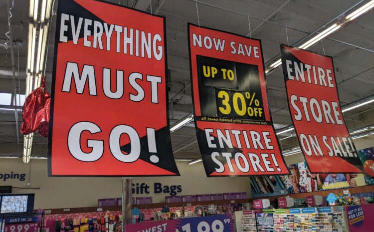  99 Cent store closing