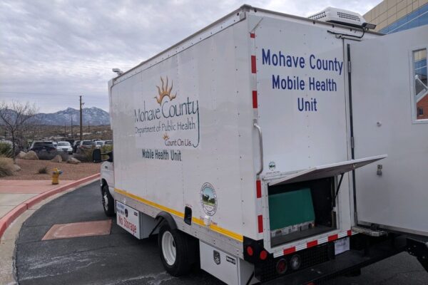Mobile health van visits 8 communities
