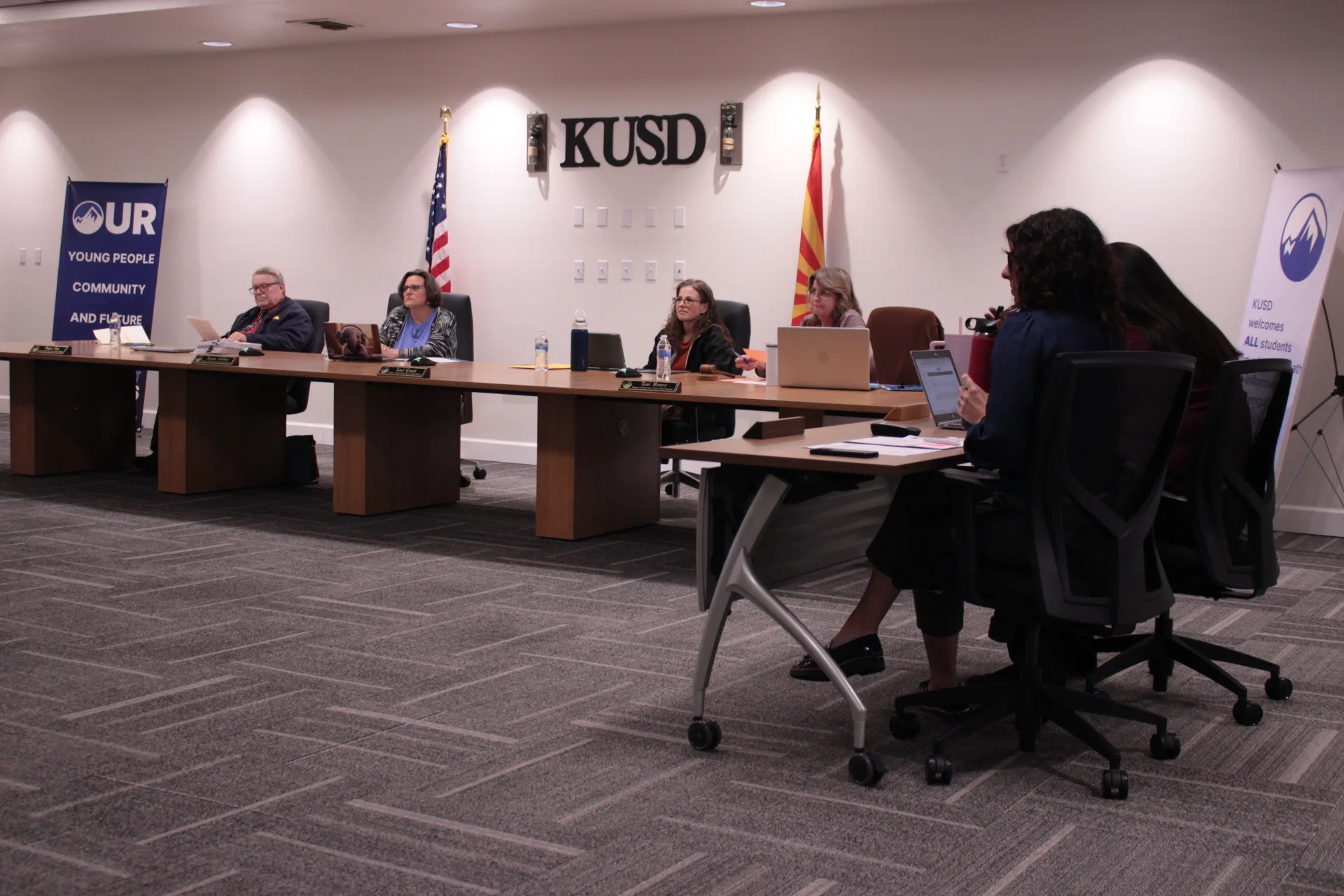 Kingman Unified School District board meeting