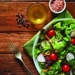 lunch with salad